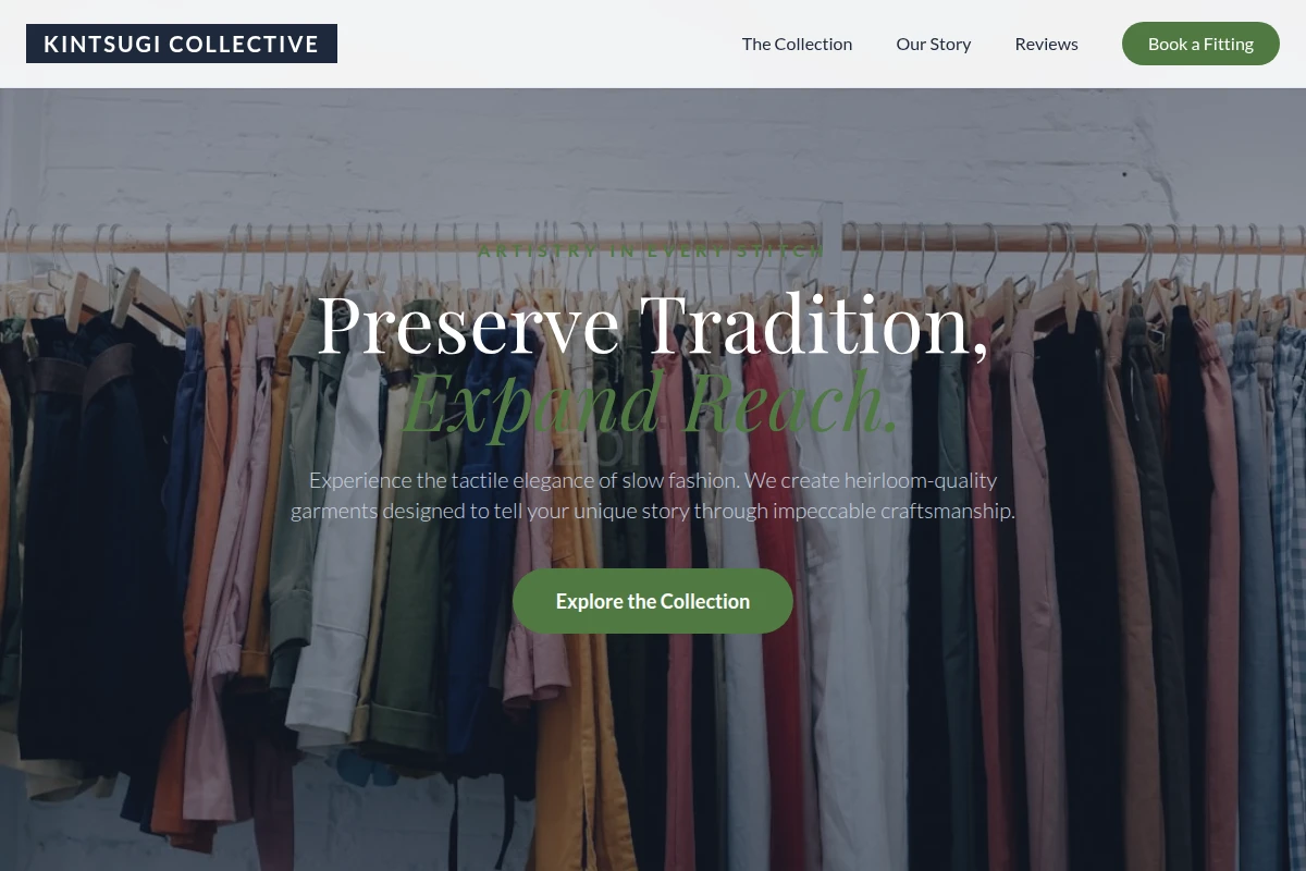 Handcrafted Clothing