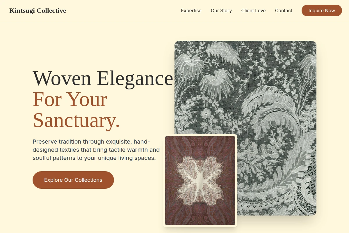 Delicate Textile Design
