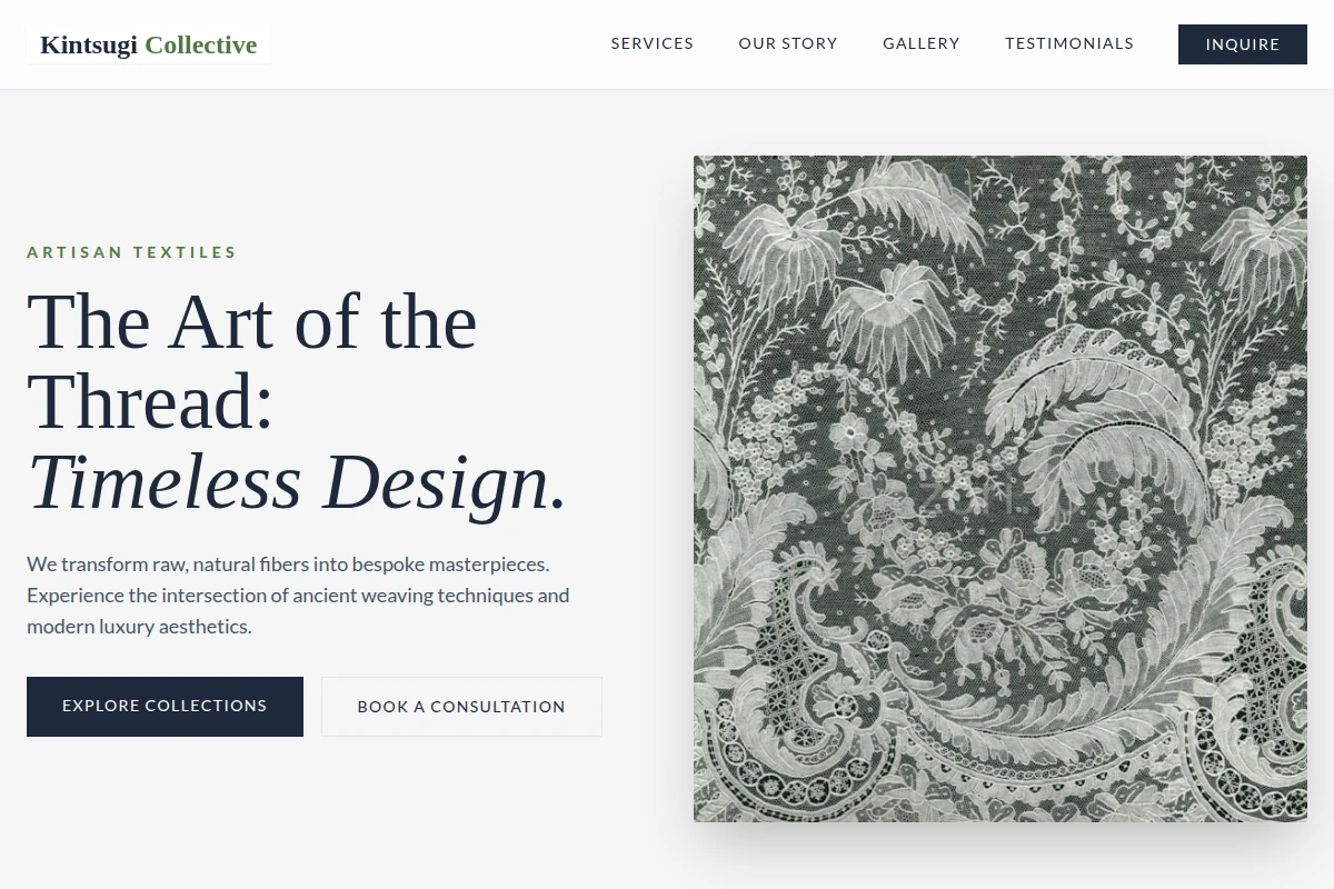 Delicate Textile Design